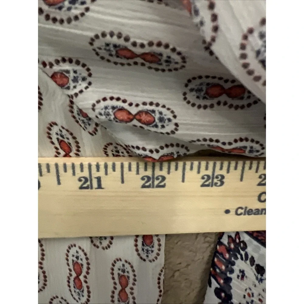 St. John's Bay XL Bell Sleeves Whimsgoth Bohemian Lined Blouse - Picture 6 of 9